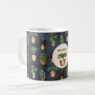 Plants Terracotta Pots Rustic Kaffemugg