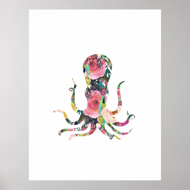 Plantskolor för oktopusväggar poster (Framsidan)
