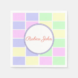 Plantskolor för pastellisering färg pappersservett