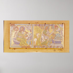 Plaque som skildrar St. Mark Poster