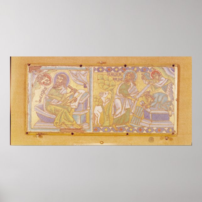 Plaque som skildrar St. Mark Poster (Framsidan)