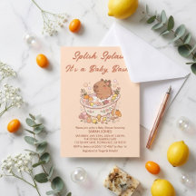 Plask Plask Kapybara Babyflicka Shower