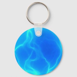 Plasma Boll Aqua Blue Photo Nyckelring