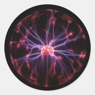 Plasma Boll Runt Klistermärke