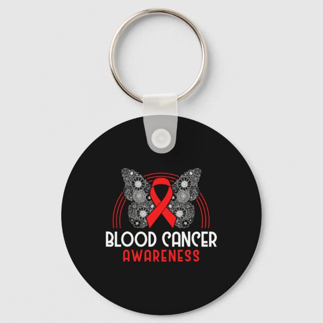 Plasma Cell Myeloma Survivor Blood Cancer Awarenes Nyckelring (Framsida)