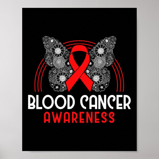 Plasma Cell Myeloma Survivor Blood Cancer Awarenes Poster (Framsidan)