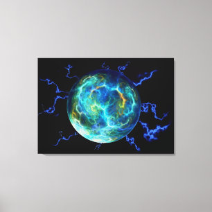 Plasma Electric Canvastryck