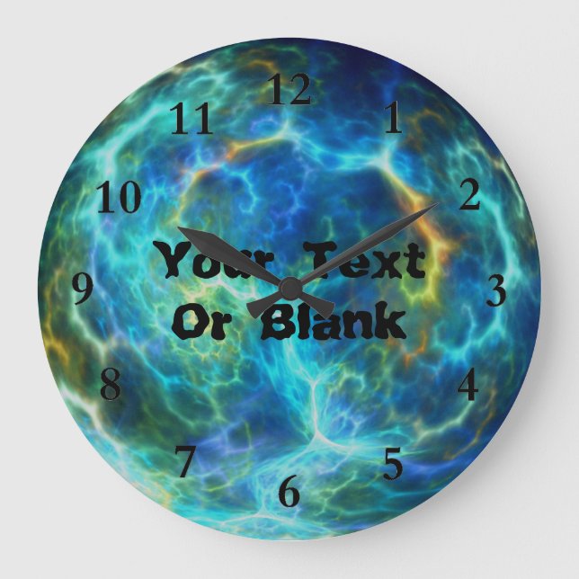 Plasma Electric Stor Klocka (Framsida)