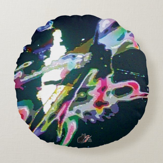 Plasmoid KC-bild Rund Kudde (Framsidan)