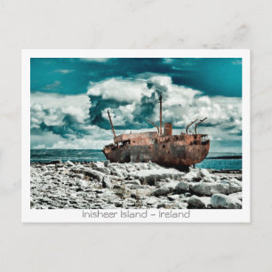 Plassey Wreck Vykort
