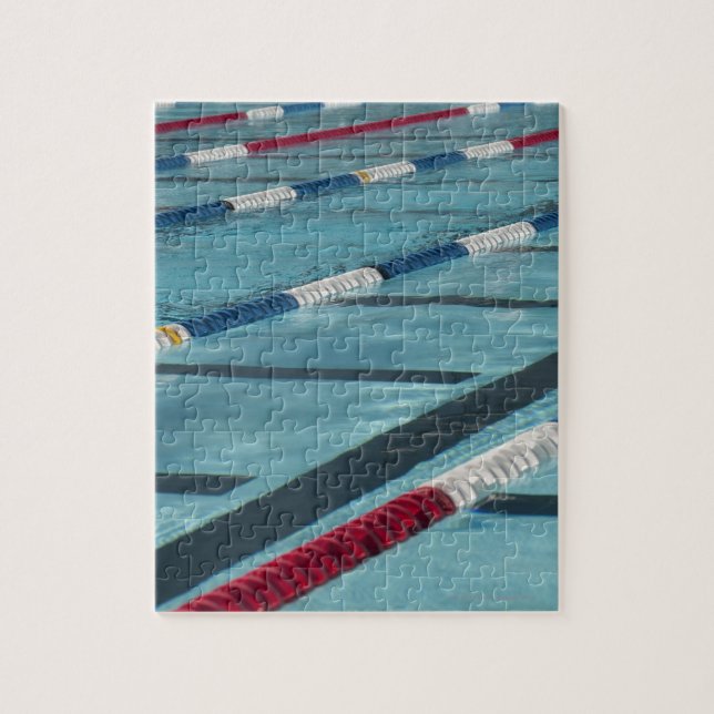 Plast- jobbkort i skapa för simbassäng pussel (Vertikal)