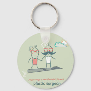 Plast- kirurg Keychain Nyckelring