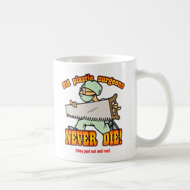 Plast- kirurgar kaffemugg (Höger)