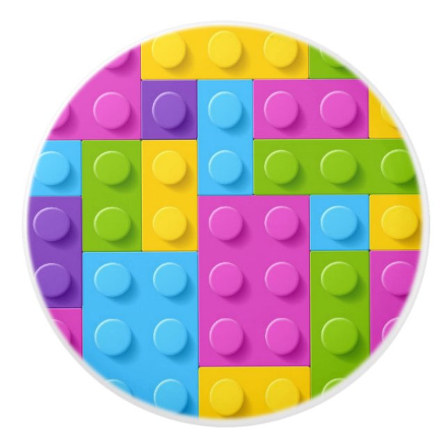 Plast- konstruktionskvartermönster knopp (Framsidan)