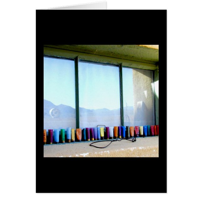 Plast- kulsnäckor hälsningskort (Framsidan)