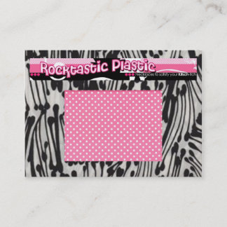 Plast- Rocktastic Visitkort