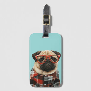 Plast Shirt Pug Bagagebricka