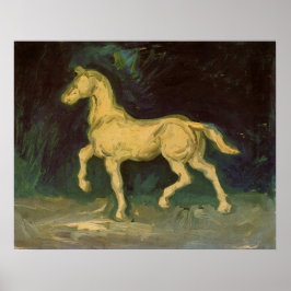 Plast Statuette a Horse av Vincent van Gogh Poster