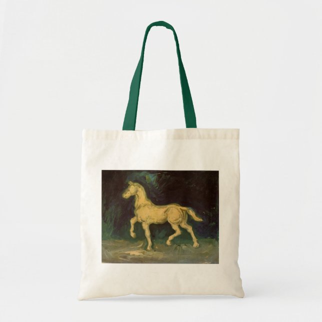 Plast Statuette a Horse av Vincent van Gogh Tygkasse (Framsidan)