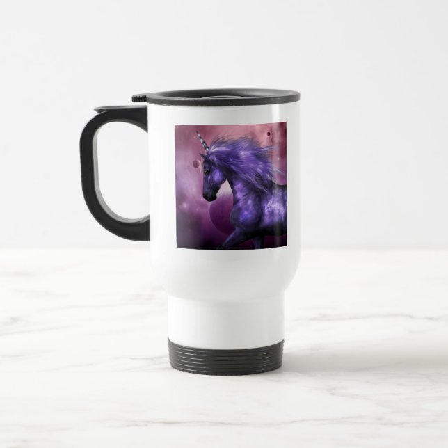 Plast- travel mug för Unicorn Resemugg (Vänster)