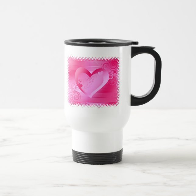 Plast- travel mug för valentingåva resemugg (Höger)