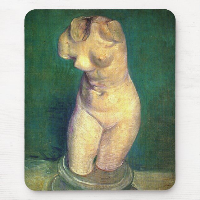 Plaster Statuette Female Torso av Vincent van Gogh Musmatta (Framsidan)