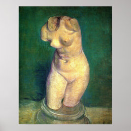 Plaster Statuette Female Torso av Vincent van Gogh Poster