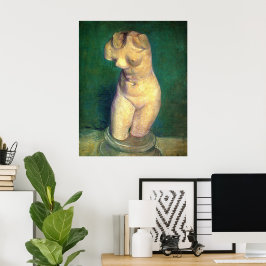 Plaster Statuette Female Torso av Vincent van Gogh Poster