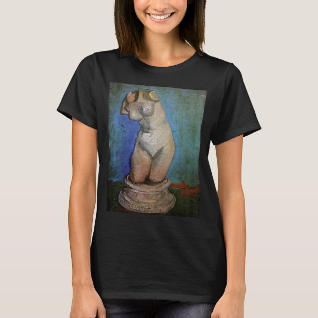 Plaster Statuette Female Torso av Vincent van Gogh T Shirt (Framsida)