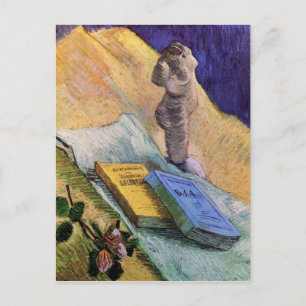 Plaster Statuette Ro 2 Novels Van Gogh Fine Art Vykort