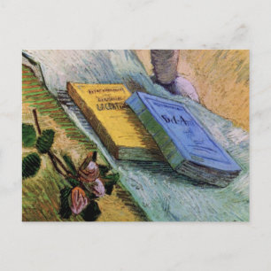 Plaster Statuette Ro och Novels Vincent van Gogh Vykort