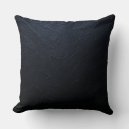 Plaster texture  in deep indigo color kudde