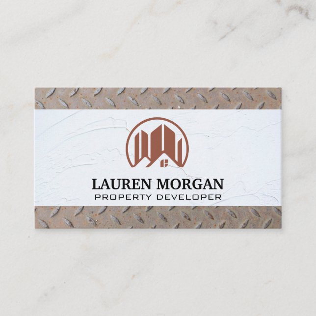 Plaster Wall | Stilla Mönster Visitkort (Framsida)