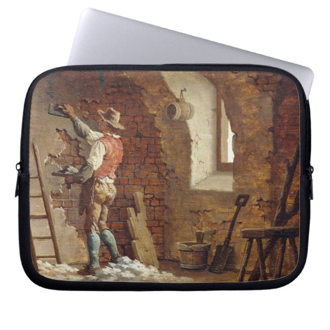 Plasterer c.1807 (olja på panel) laptop fodral (Framsidan)
