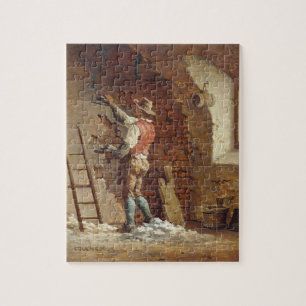 Plasterer c.1807 (olja på panel) pussel