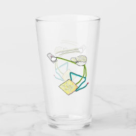 Plasterer Stickman Glaskopp