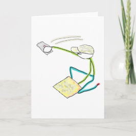 Plasterer Stickman Kort