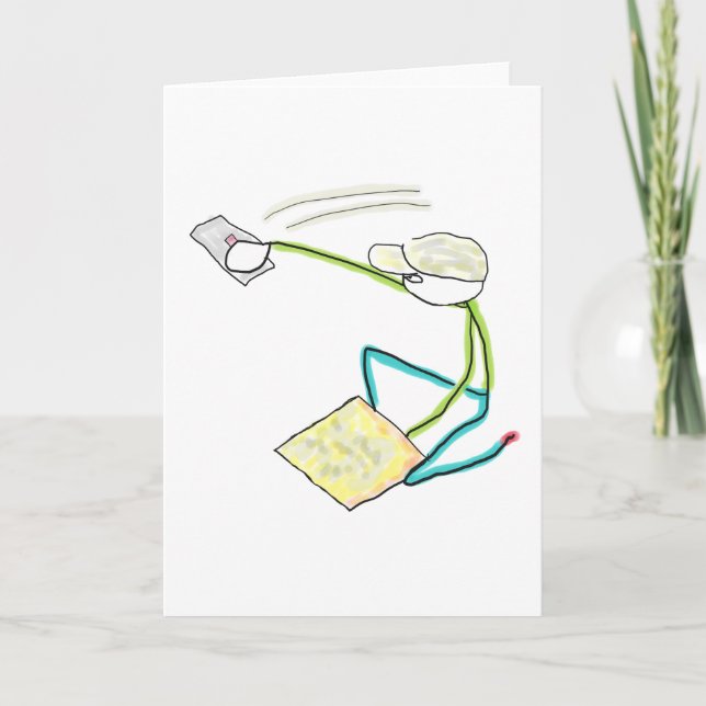 Plasterer Stickman Kort (Framsida)