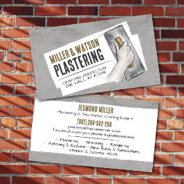 Plastering Services  Visitkort
