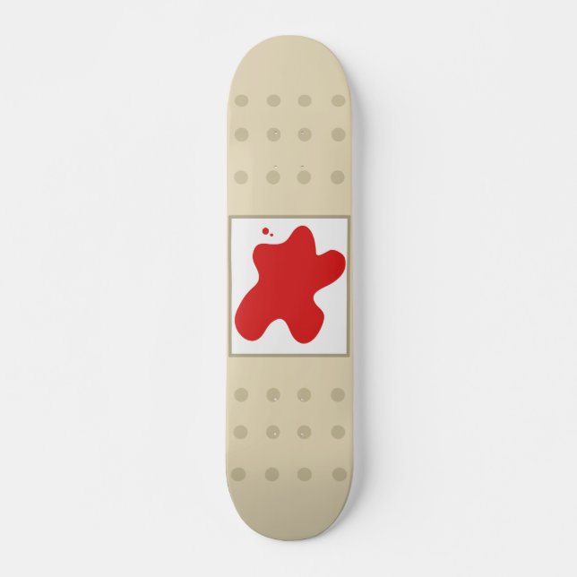 PlåsterSkateboard Mini Skateboard Bräda 18,5 Cm (Framsida)