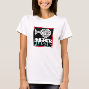 Plastfisk, klimatförändringar t shirt
