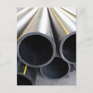 Plastfolie med stor diameter för stora svarta rör vykort