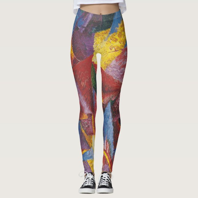 Plastformer av häst - Umberto Boccioni Leggings (Framsida)