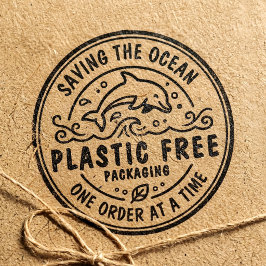 Plastfri Förpackning | Delfin Rädda Havet Stämpel