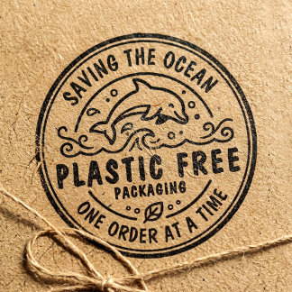 Plastfri Förpackning | Delfin Rädda Havet Stämpel