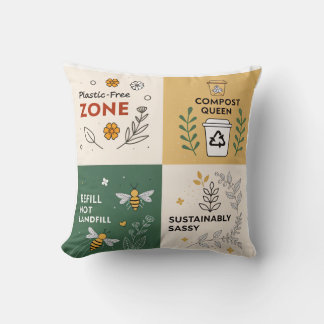 Plastfri Zon - miljömedveten design Kudde
