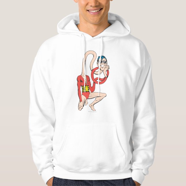 Plastic Man Rubberneck Pose Hoodie (Framsida)