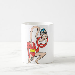 Plastic Man Rubberneck Pose Kaffemugg