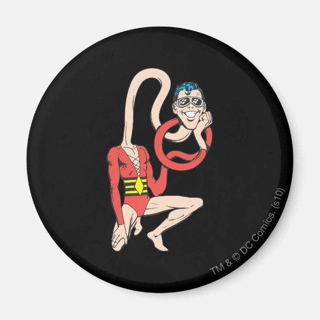 Plastic Man Rubberneck Pose Magnet (Framsidan)