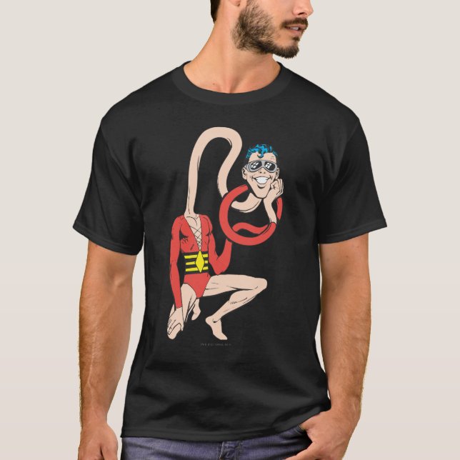 Plastic Man Rubberneck Pose T-shirt (Framsida)